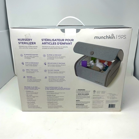 Munchkin Nursery Sterilizer | New in Box | Never Opened | Gray - Picture 2 of 3